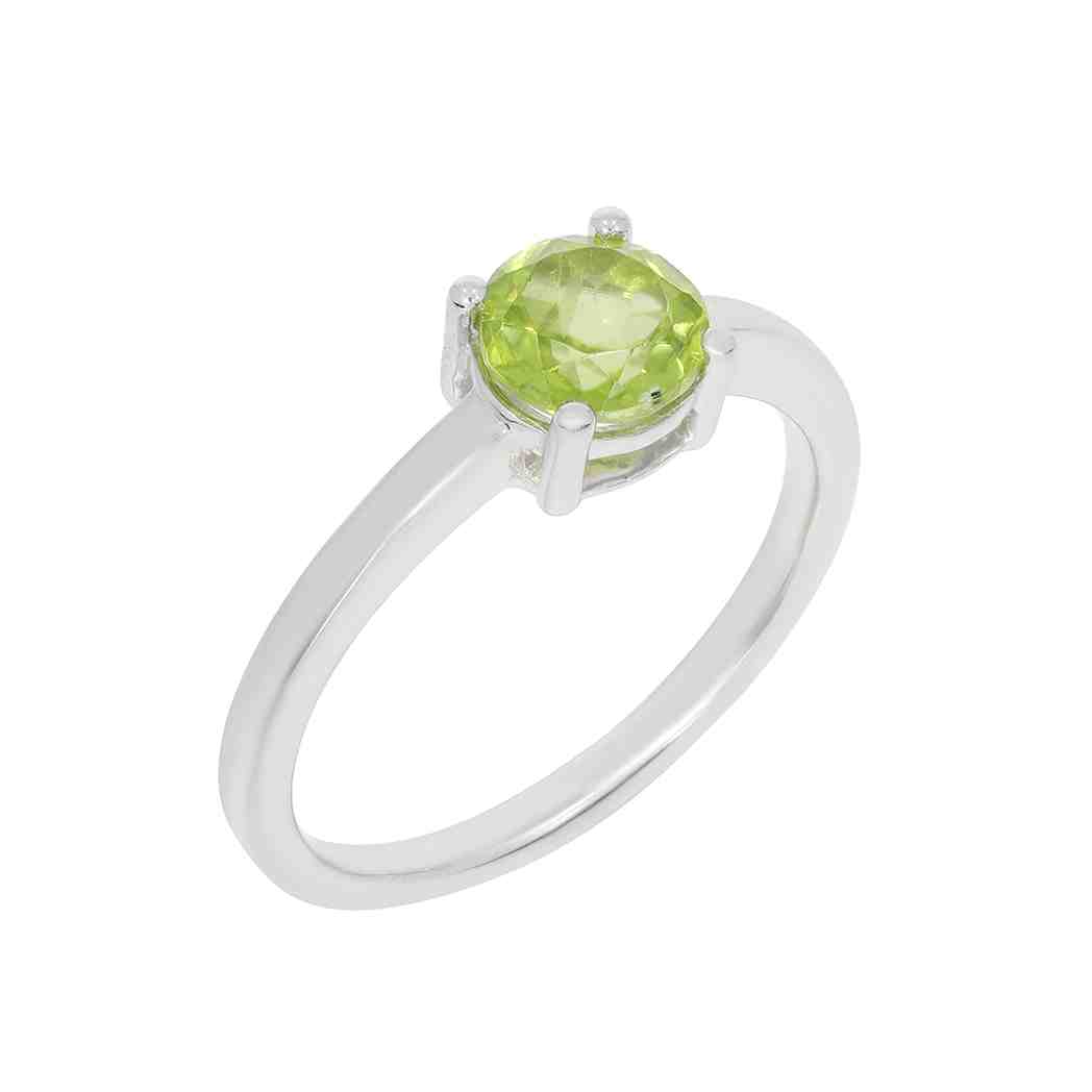 Peridot Gemstone  Engagement Ring PD31344ALR PERIDOT